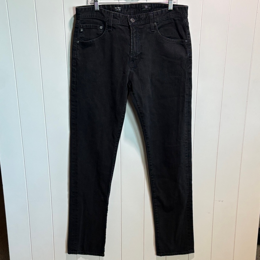 AG Jeans men’s The Tellis modern slim fit black denim 34